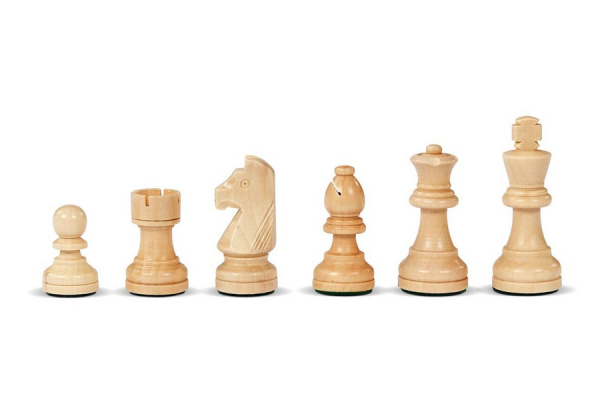 003489 3 Folding Walnut Chess Board 003489 - Image 4