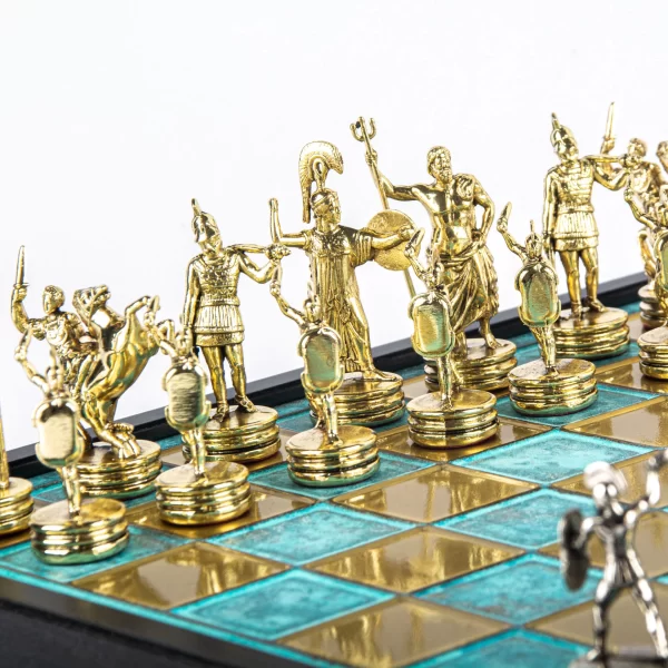 Handcrafted GREEK MYTHOLOGY CHESS SET SK4TIR - Image 3