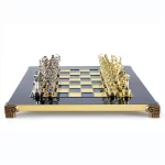 Handcrafted ARCHERS CHESS SET small S15BLU