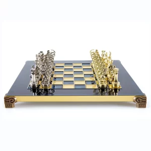 Handcrafted ARCHERS CHESS SET small S15BLU