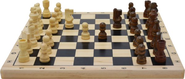 Wooden Chess set printed 29x29 670235 - Image 2