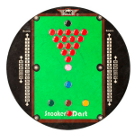 Bull's Game Dartboard Snooker BU68236S