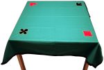 Playing cards mat green 759852