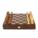 Olive/Wenge Chess set 35x35cm with Staunton Chessmen 7.7cm King SKW42B40H