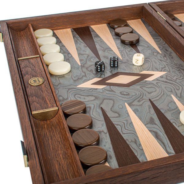 Backgammon set in Wenge wood BSS1 - Image 6