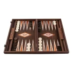 NATURAL BURL with PEARL ELEMENTS Backgammon BWV1