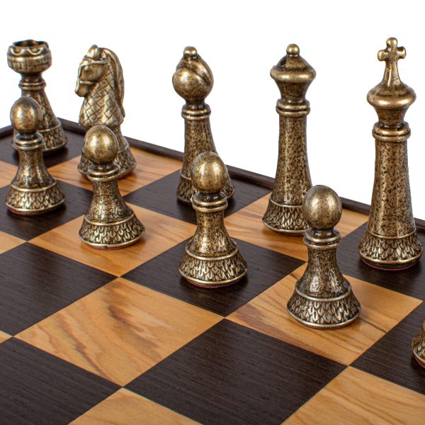 Chess set in wooden case SKW33Z50H - Image 3