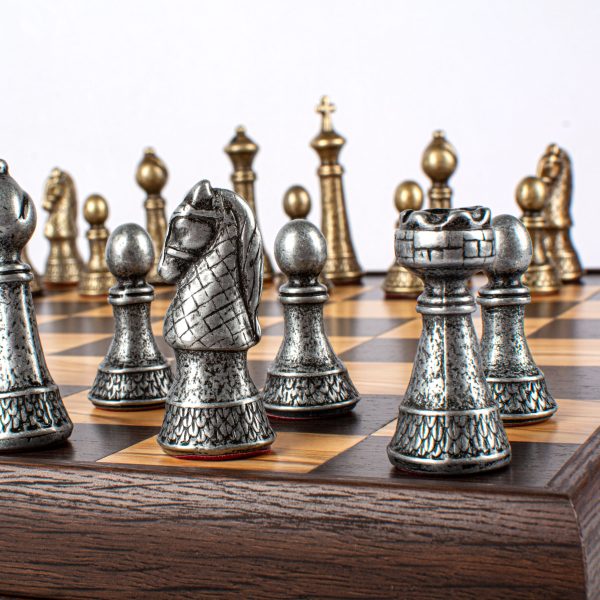 Chess set in wooden case SKW33Z50H - Image 4
