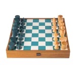Bauhaus Style Turquoise Chess Set - 40x40cm with 8.5cm King Chessmen SD50TIR