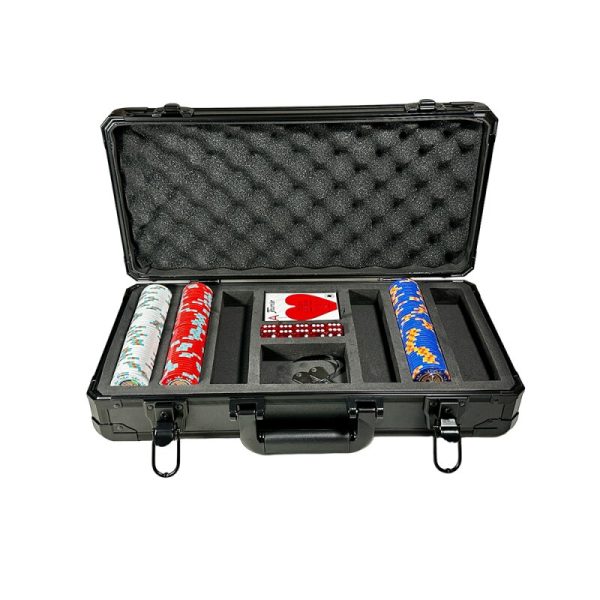 chip case 300 Poker Chip Set Monte Carlo 300 - Premium in PRO black case - Image 2