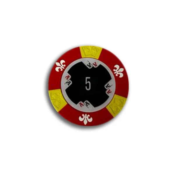 aces 5 Poker Chip Set Aces 750 - Premium in PRO black case - Image 14