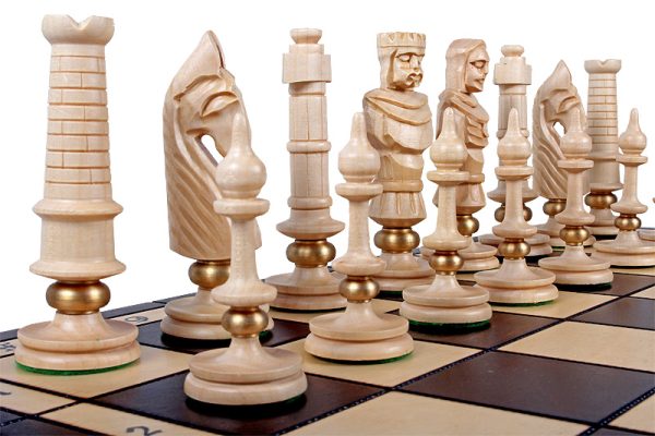 Handmade wooden chess set H104 - Image 5