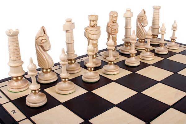 Handmade wooden chess set H104 - Image 7