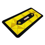 Poker Mat - Diamonds Yellow 180 x 90