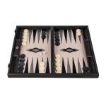 Premium Handcrafted Grid Wood Illusion Backgammon Set B3D1GRI