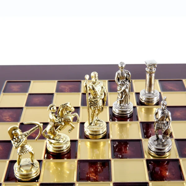 Handcrafted ARCHERS CHESS SET small S15RED - Image 4