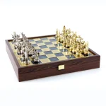 Handcrafted GREEK MYTHOLOGY CHESS SET SK4BLU